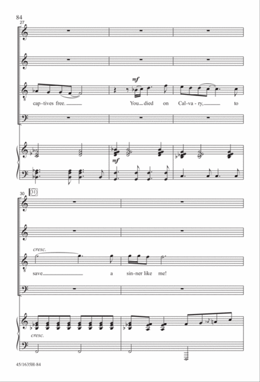 Mass: A Celebration of Love and Joy 4-Part scores gallery preview page 42