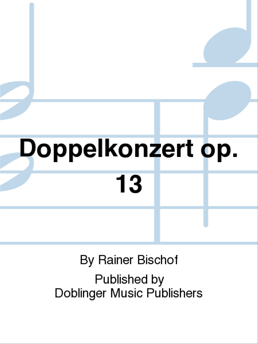 Doppelkonzert op. 13 Orchestra scores gallery preview page 1