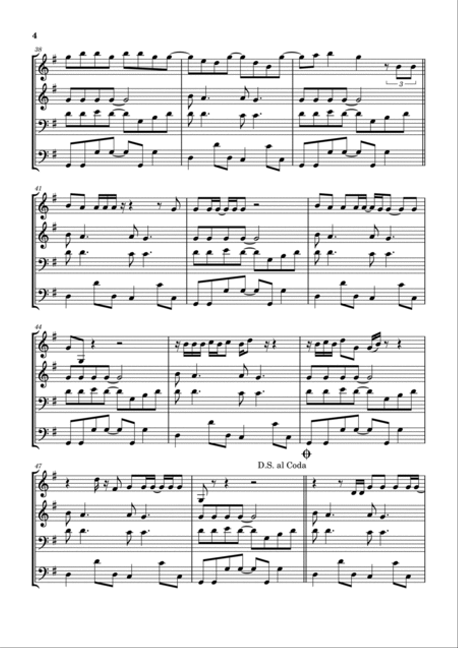 Werewolves Of London Brass Ensemble scores gallery preview page 5