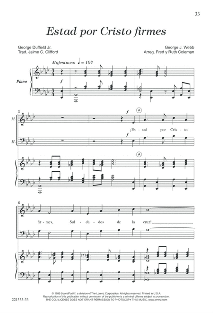 Siervos de Jesus Siervos de Jesus 4-Part scores gallery preview page 37