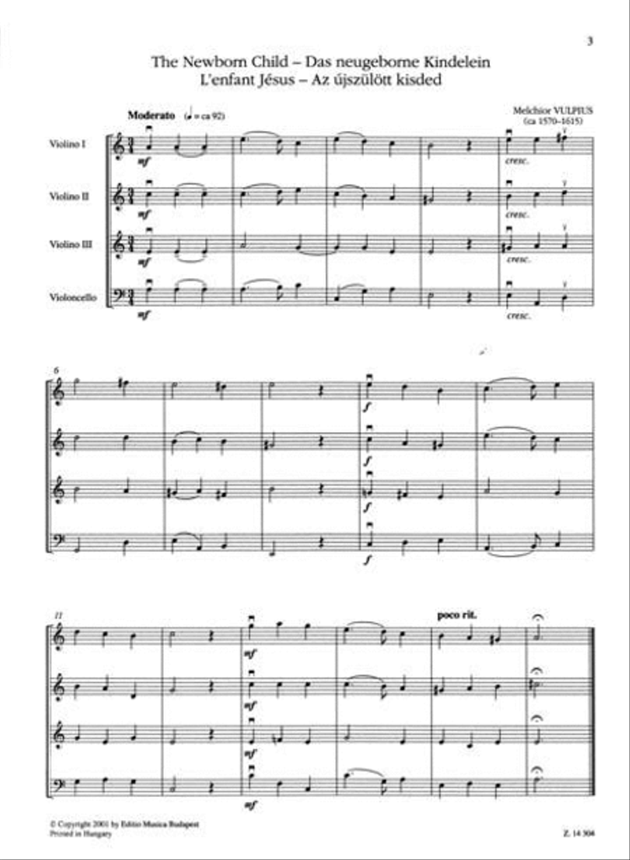 Weihnachtsmusik für Kinderstreichorchester String Orchestra scores gallery preview page 2