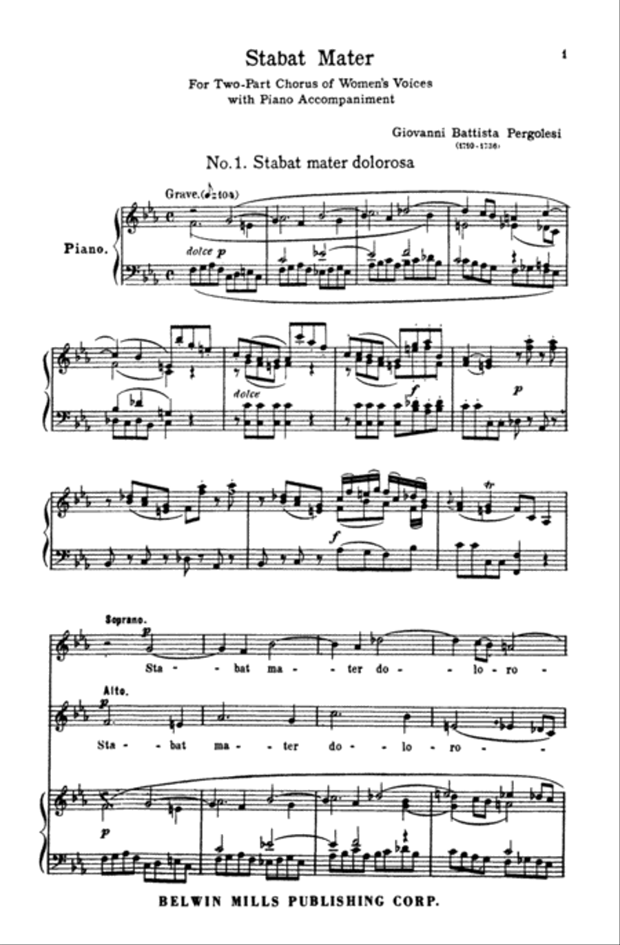 Stabat Mater 2-Part scores gallery preview page 4