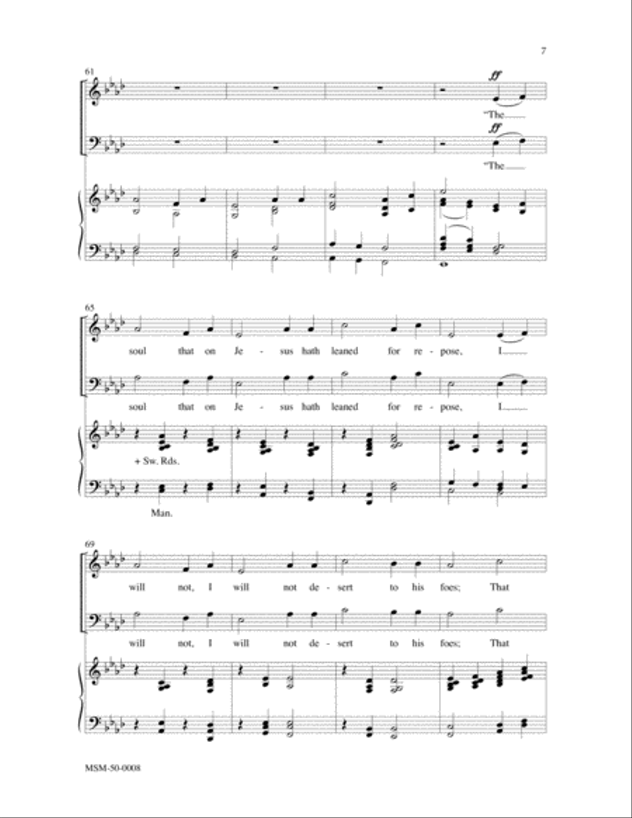 How Firm a Foundation 2-Part scores gallery preview page 5