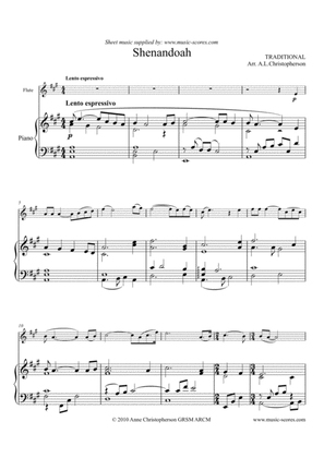 Shenandoah - Flute and Piano