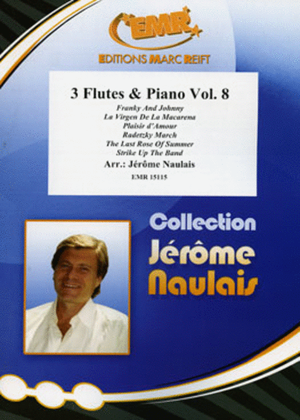 Book cover for 3 Flutes & Piano Vol. 8