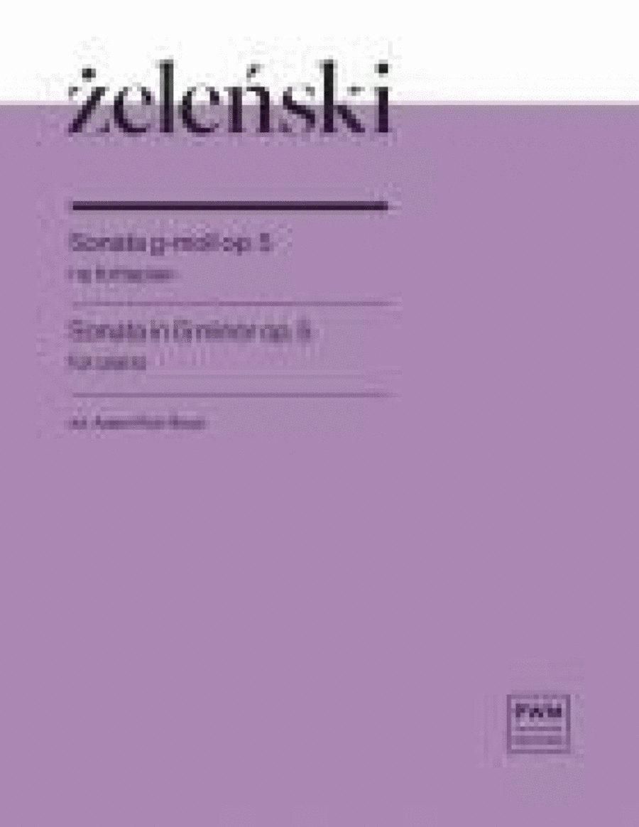 Sonata in G Minor Op. 5 Piano Solo scores gallery preview page 1