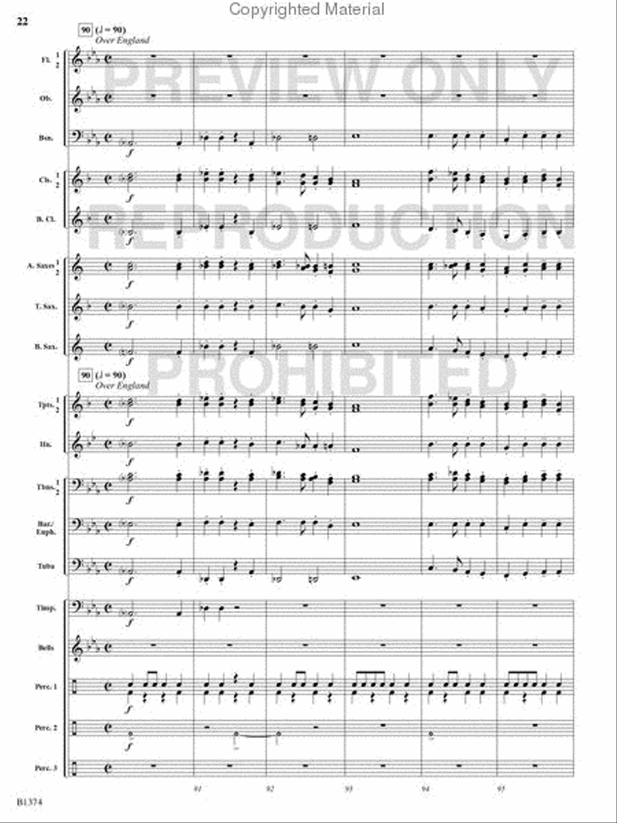 A Stowaway on Santa's Sleigh Concert Band scores gallery preview page 21