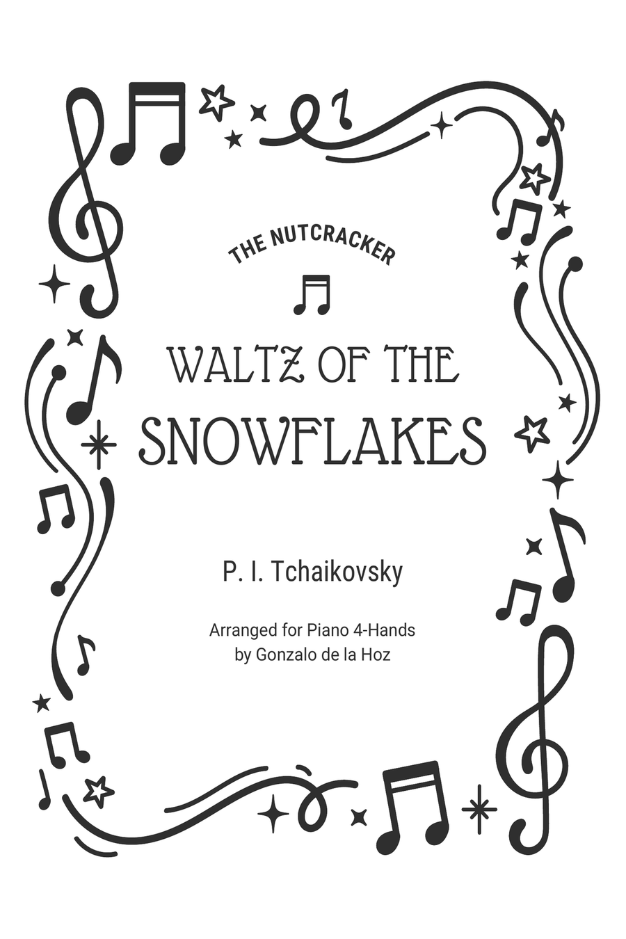 Waltz of the Snowflakes (Nutcracker Ballet Act I) Chamber Music scores gallery preview page 1