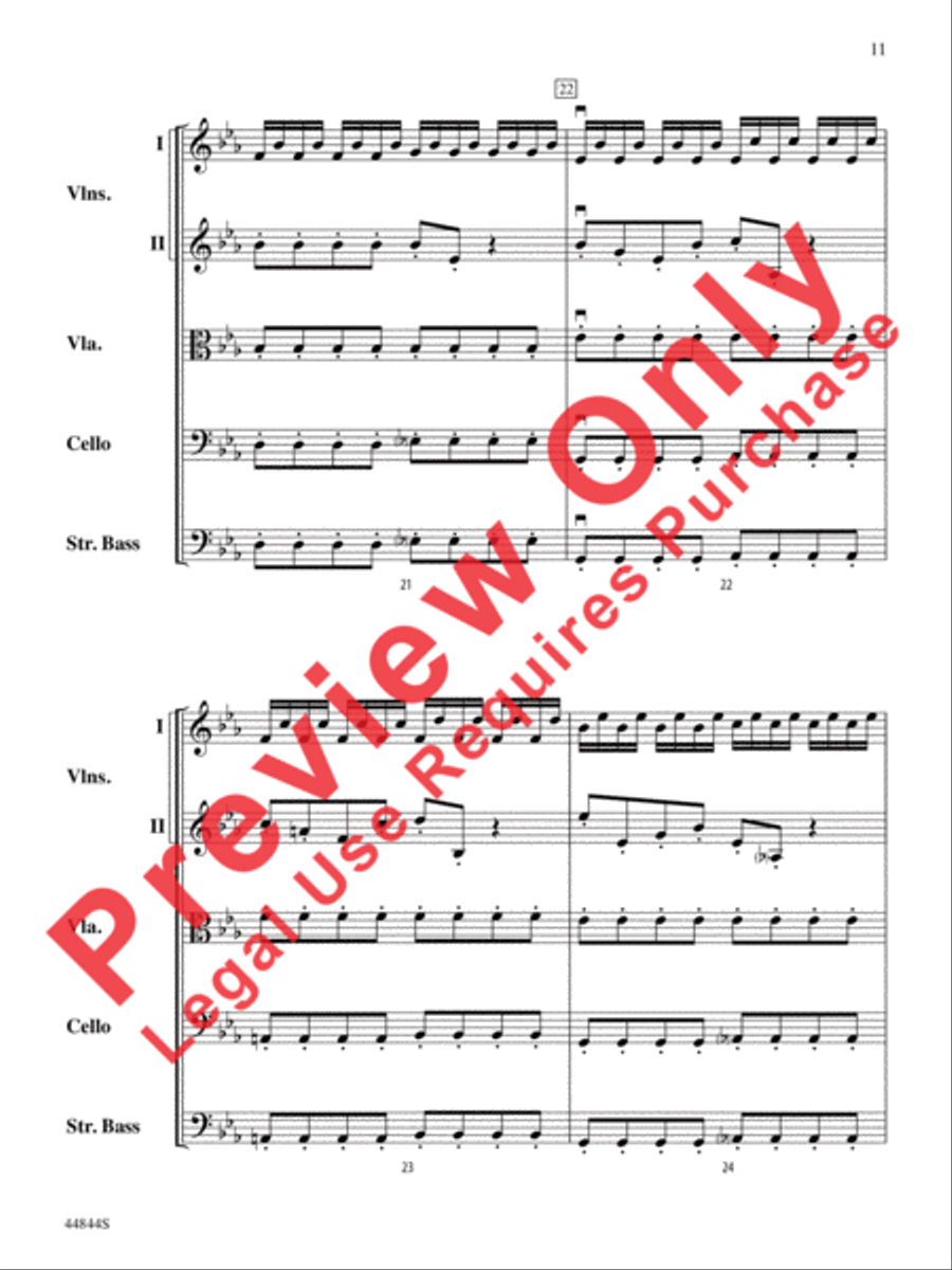 Concerto Grosso, Opus 6, No. 8 String Orchestra scores gallery preview page 32