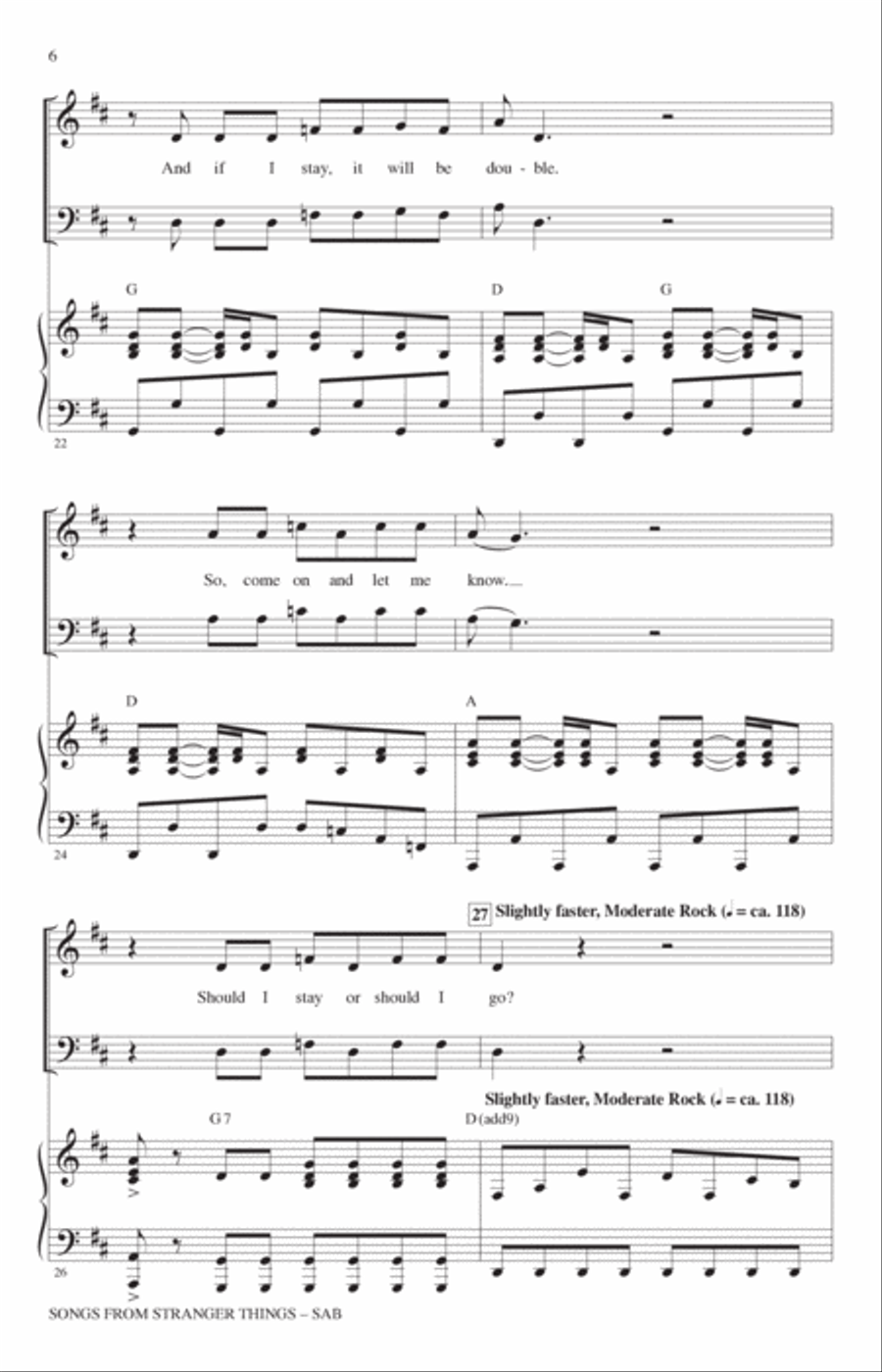 Songs from Stranger Things (arr. Alan Billingsley) 3-Part scores gallery preview page 4