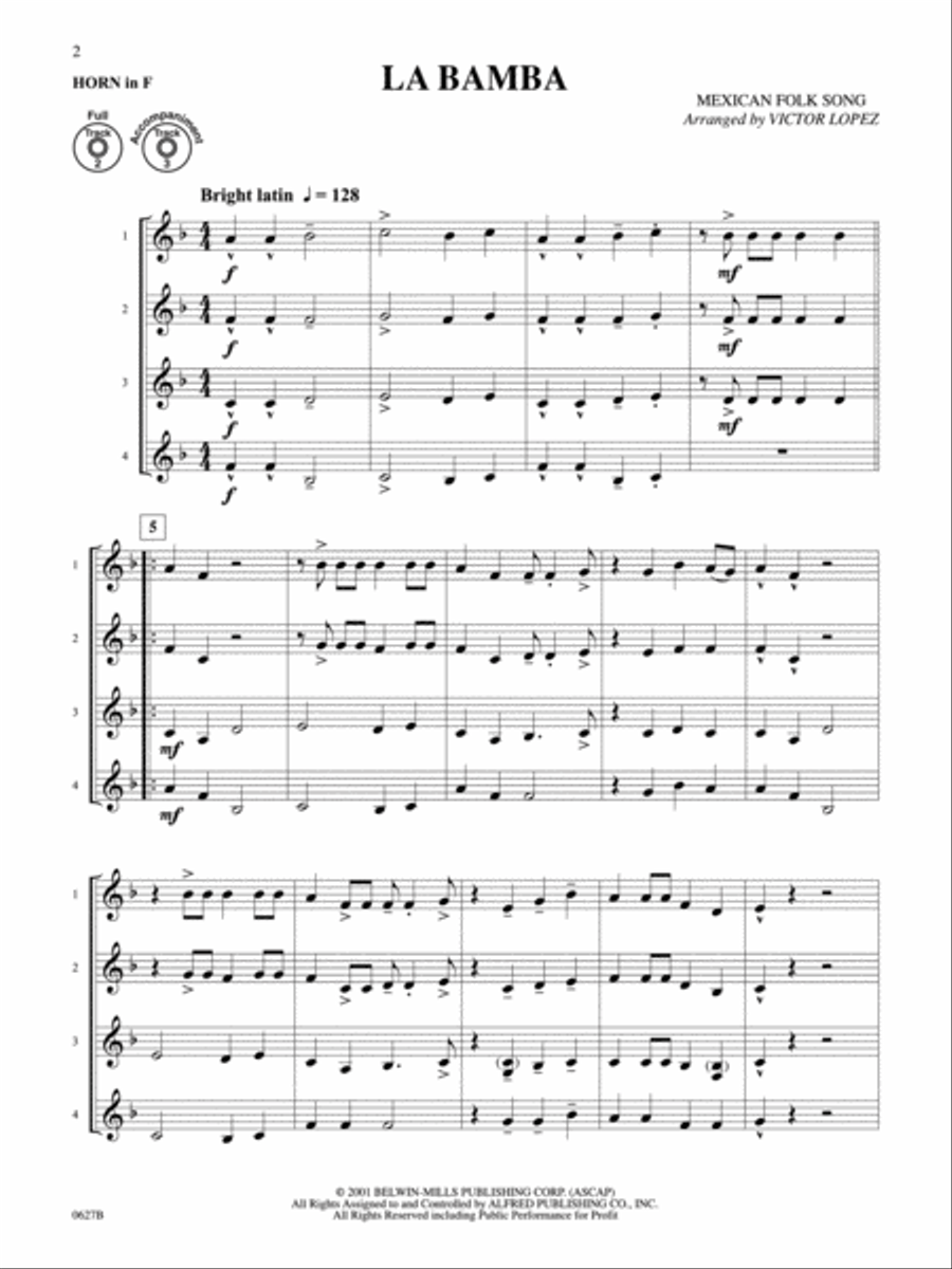 Flex-Ability Pops -- Solo-Duet-Trio-Quartet with Optional Accompaniment Small Ensemble scores gallery preview page 2