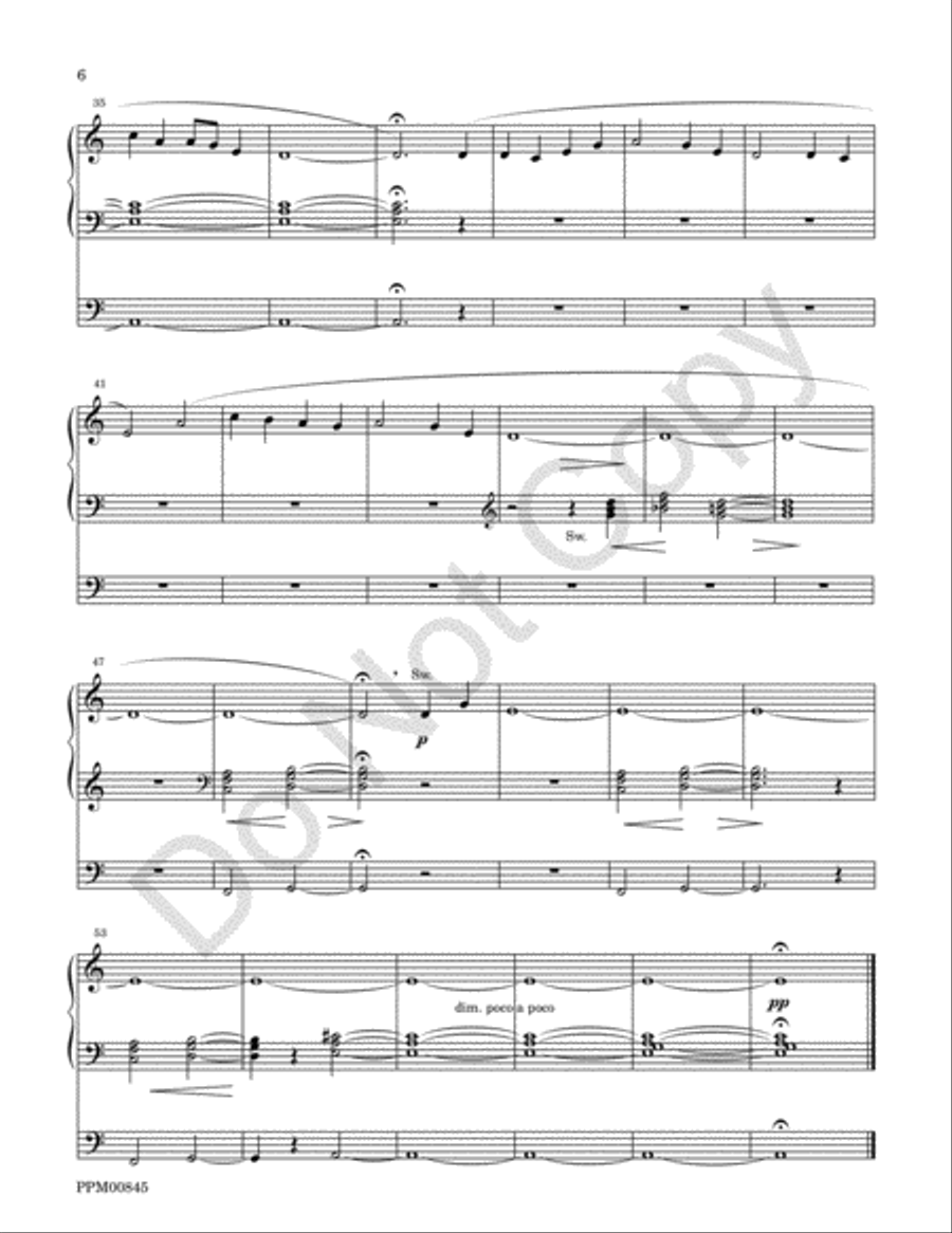 Variations On Wondrous Love Choir scores gallery preview page 9