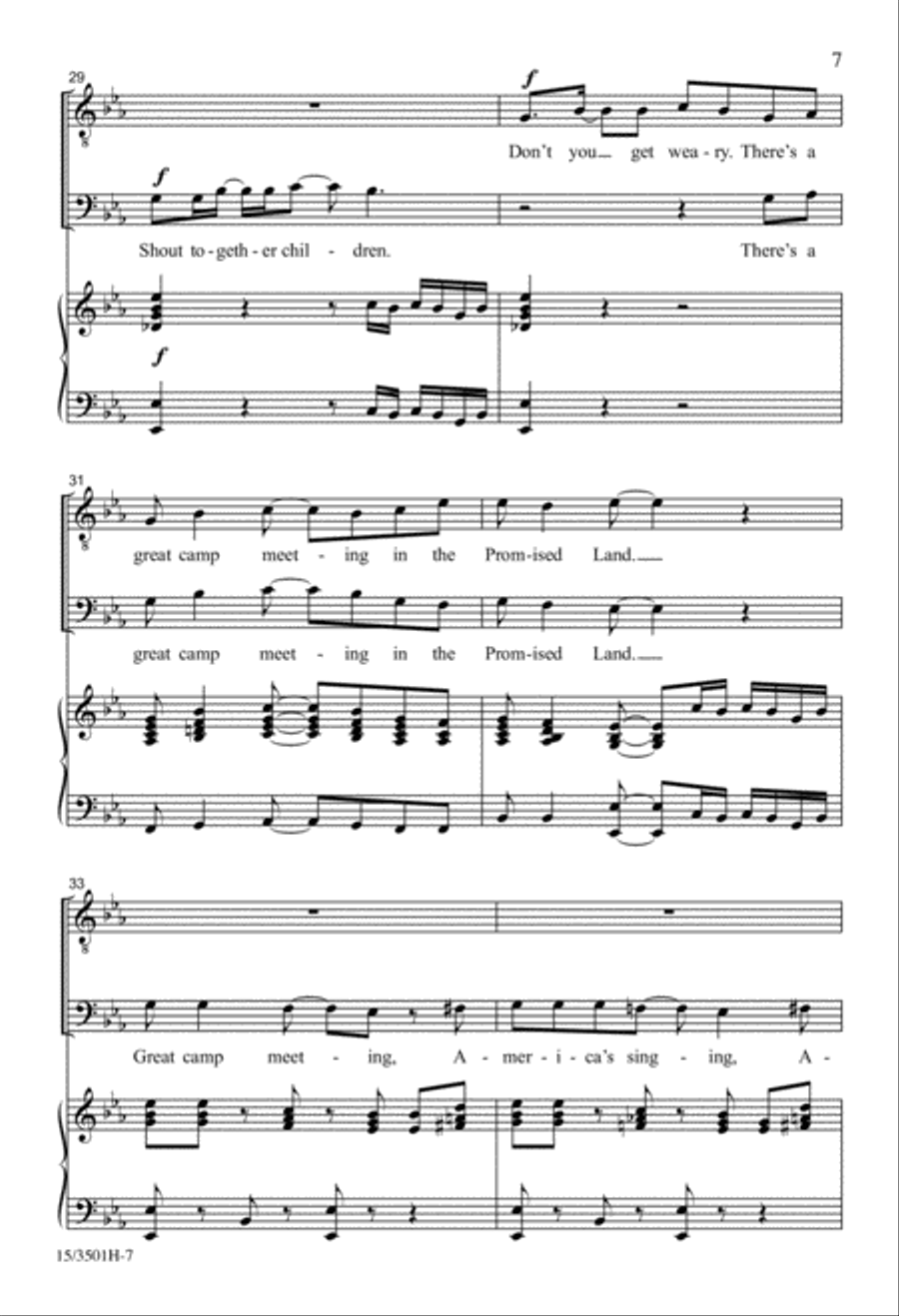 I Hear America Singing TB scores gallery preview page 6