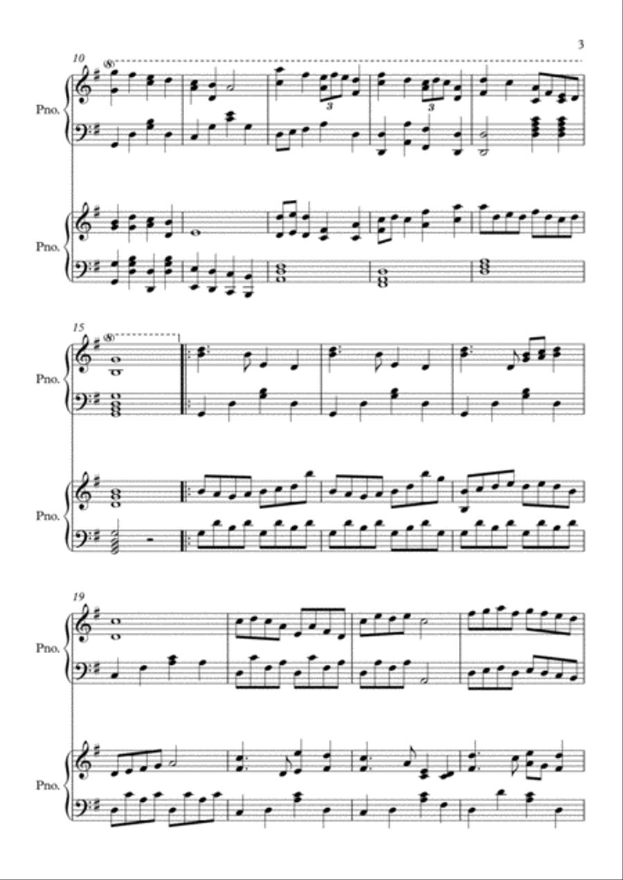 TO BE OR NOT 2 Pianos, 4-Hands scores gallery preview page 3