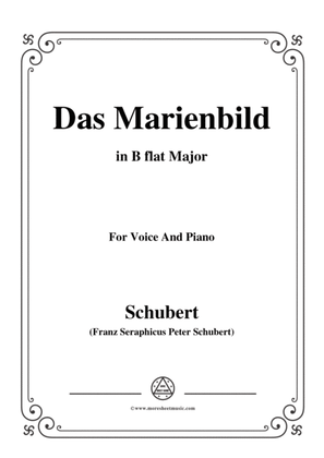 Schubert-Das Marienbild,in B flat Major,for Voice&Piano