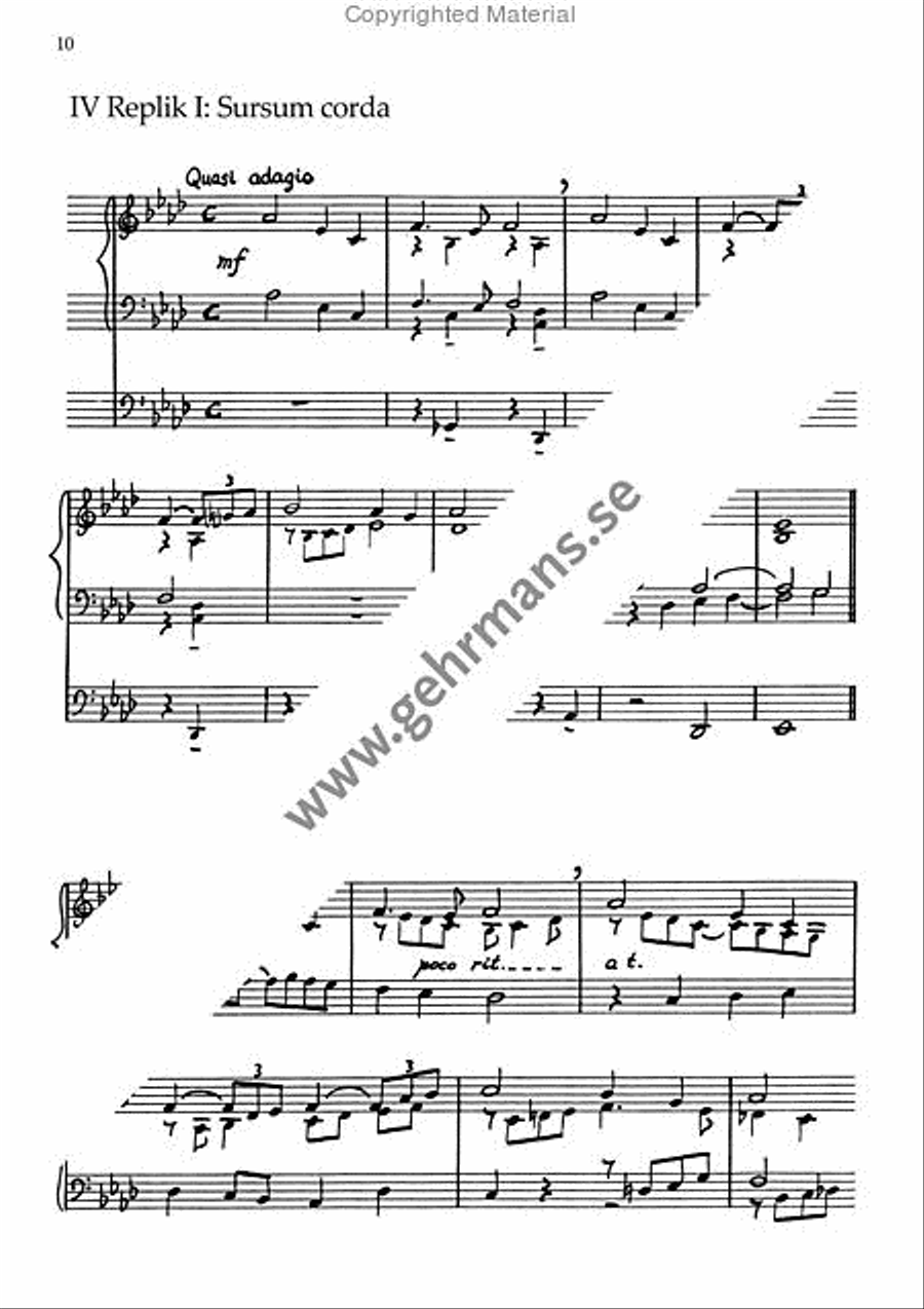 Komme ditt rike Organ Solo scores gallery preview page 6