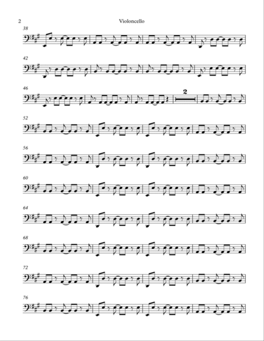As It Was As It Was String Quartet scores gallery preview page 2