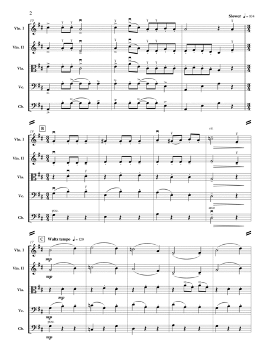 John Hardy Dances Orchestra scores gallery preview page 3