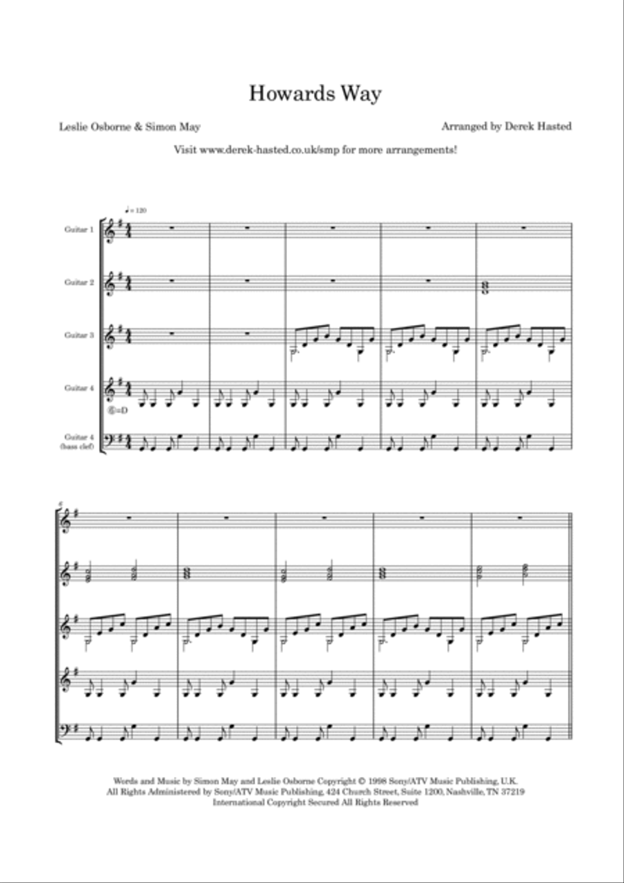 Always There Guitar Ensemble scores gallery preview page 4