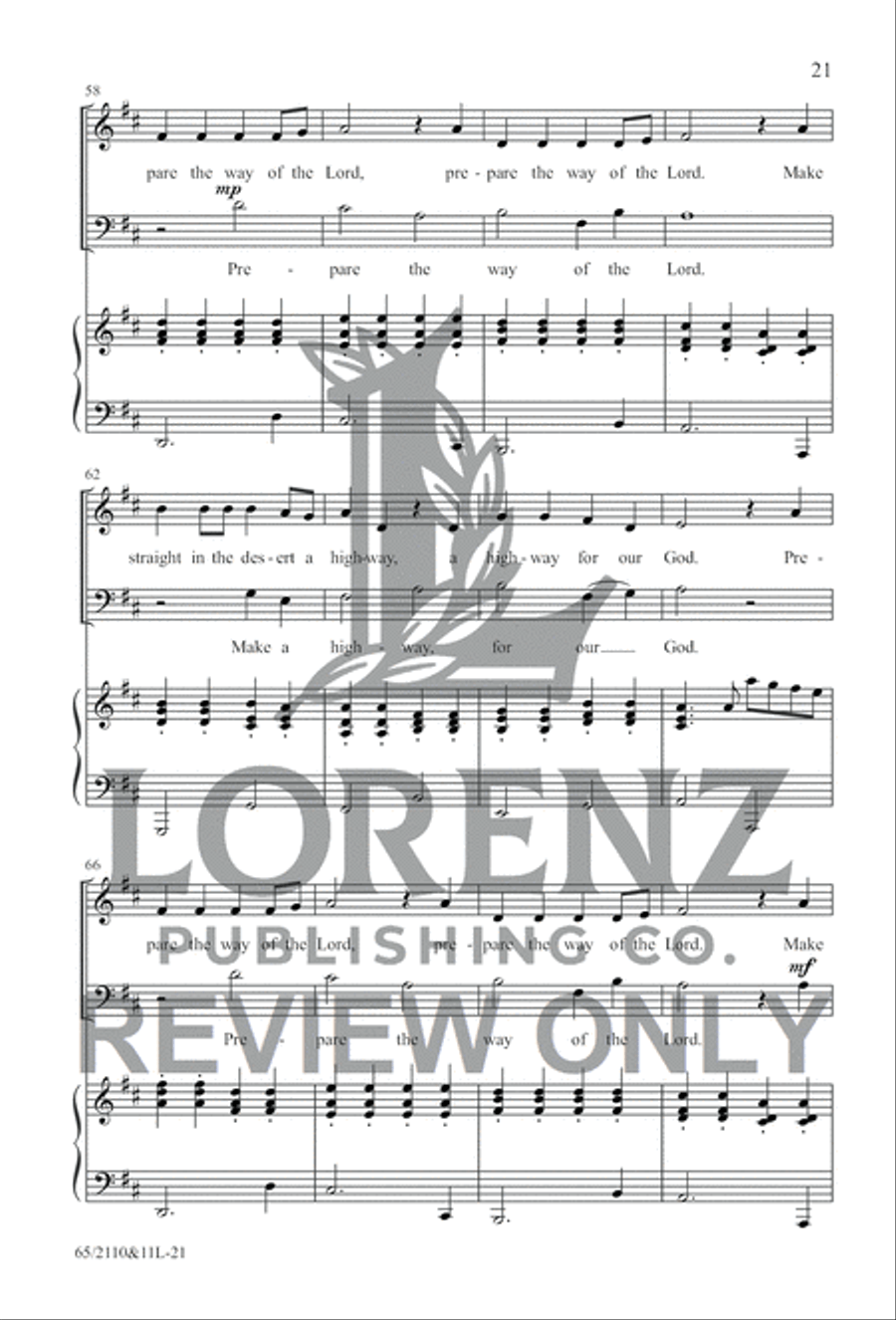 The Road to Bethlehem 4-Part scores gallery preview page 18