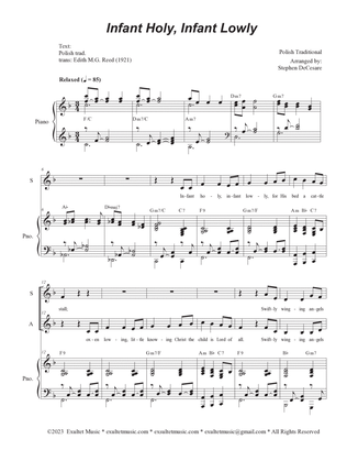 Infant Holy, Infant Lowly (Duet for Soprano and Alto solo)
