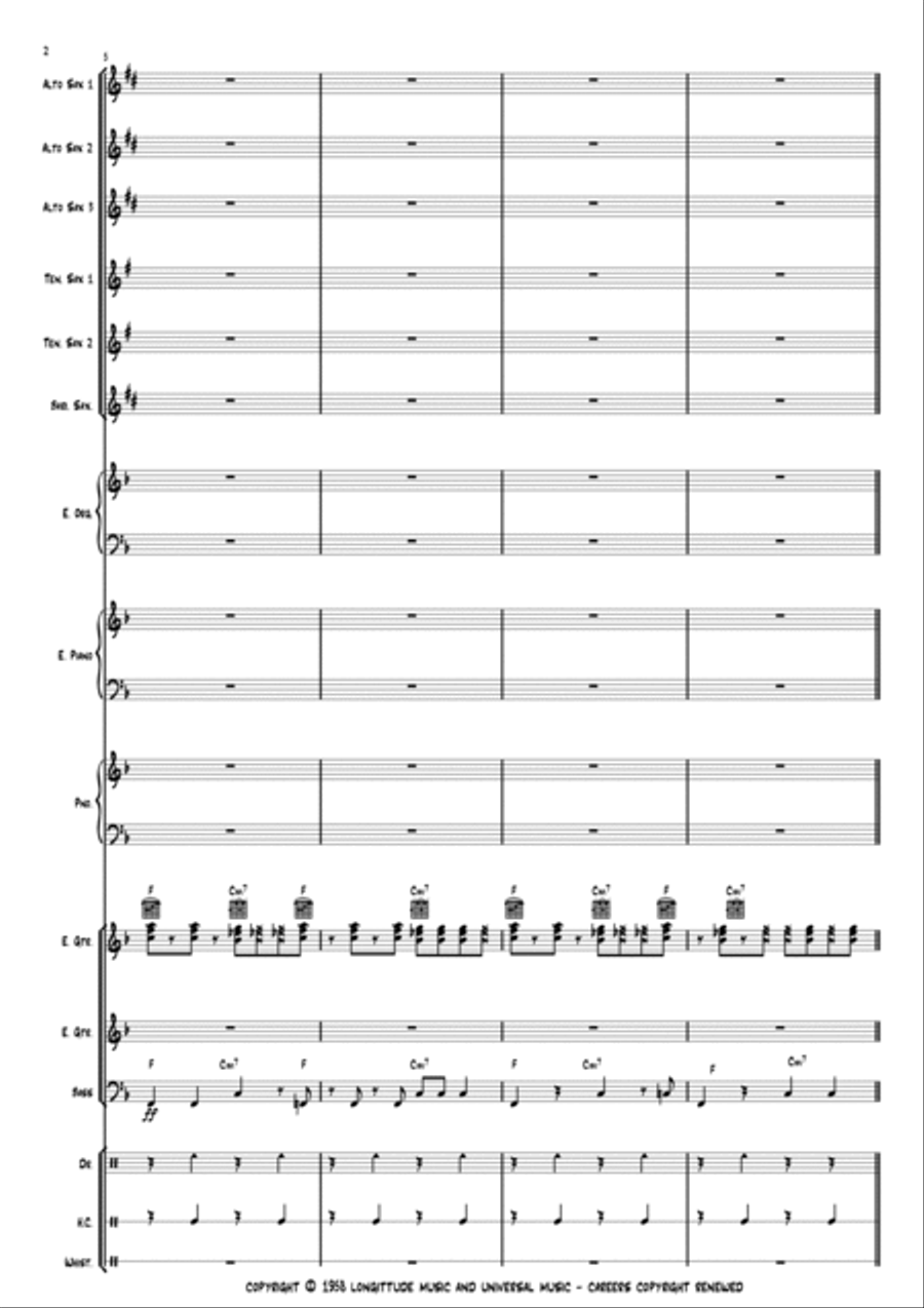 Tequila Jazz Ensemble scores gallery preview page 2