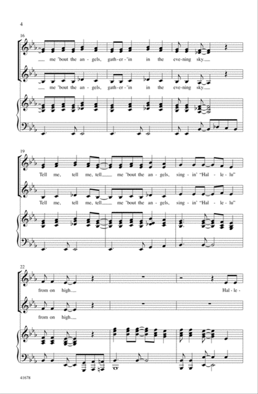 Tell Me, Tell Me! Tell Me, Tell Me! Choir scores gallery preview page 3