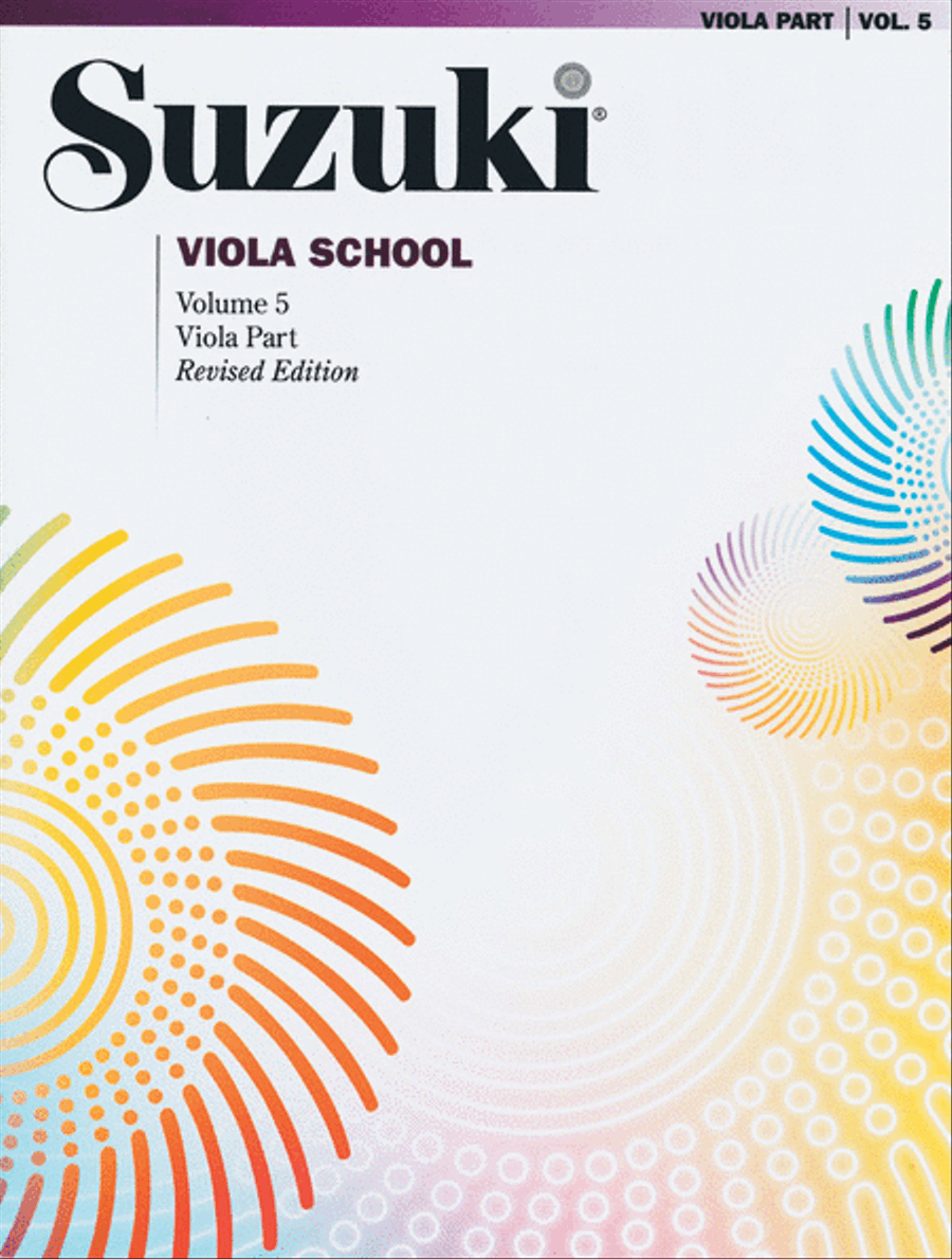 Book cover for Suzuki Viola School, Volume 5