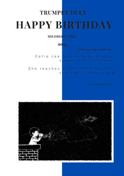 Happy birthday for trumpet duet image number null