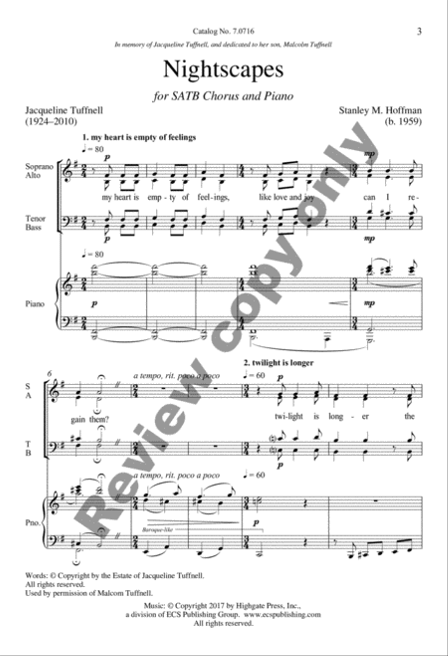 Nightscapes Divisi scores gallery preview page 10