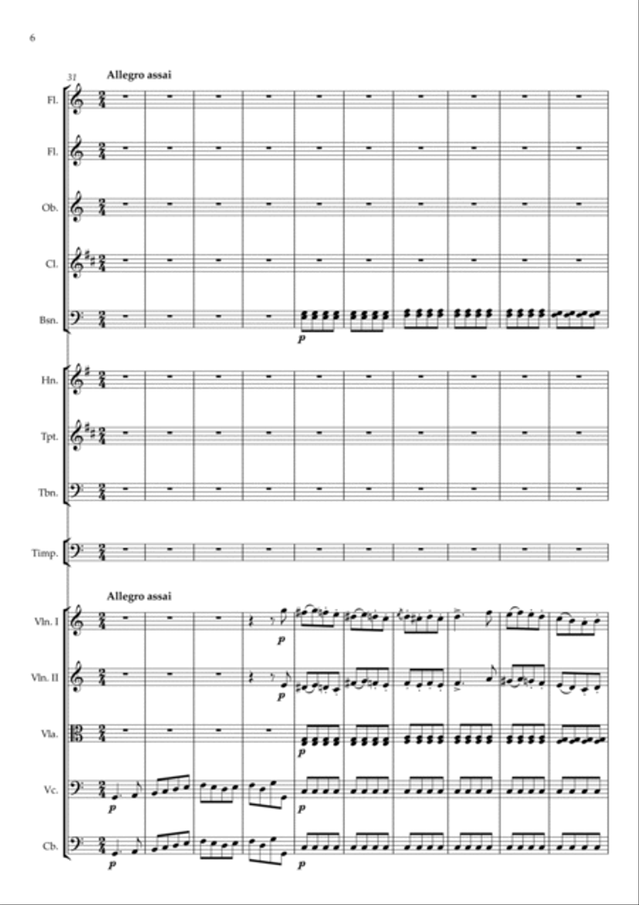 Ballet 'The Magic Drum' (Overture) Full Orchestra scores gallery preview page 6