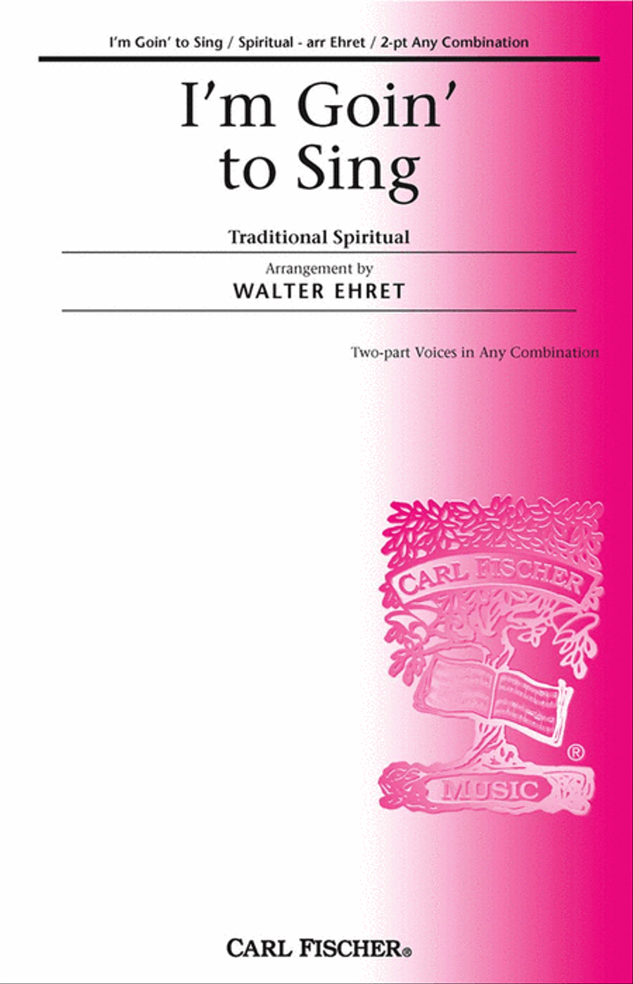 I'm Going To Sing I'm Going To Sing 2-Part scores gallery preview page 1