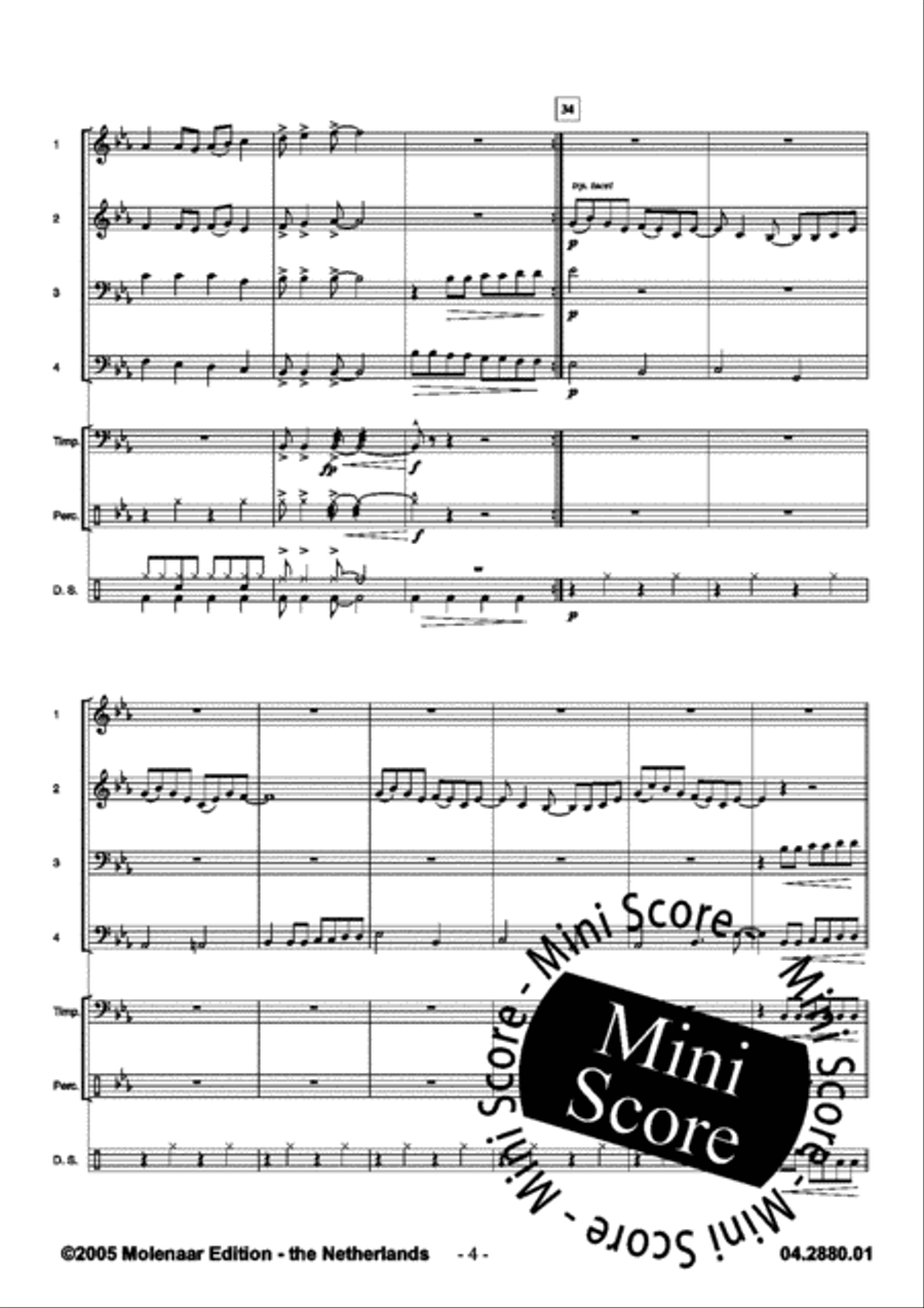 Spring Song Spring Song Brass Band scores gallery preview page 8