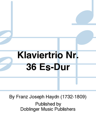 Book cover for Klaviertrio Nr. 36 Es-Dur