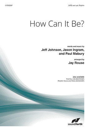 Book cover for How Can It Be?