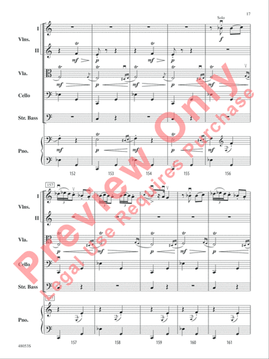 Danza Ritual del Fuego String Orchestra scores gallery preview page 18