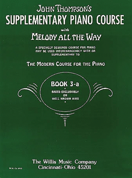 Melody All the Way - Book 3a