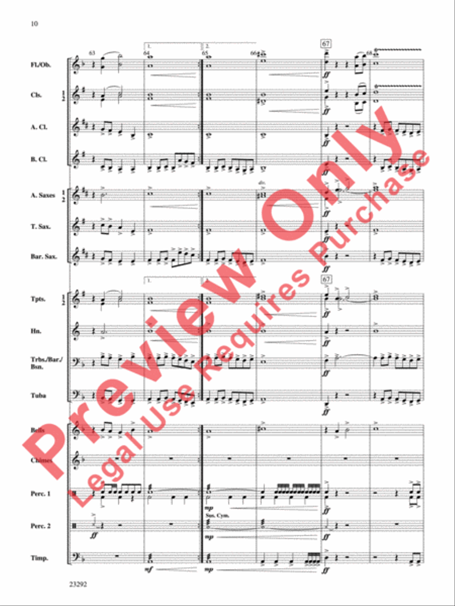 Castles and Dragons Castles and Dragons Concert Band scores gallery preview page 11