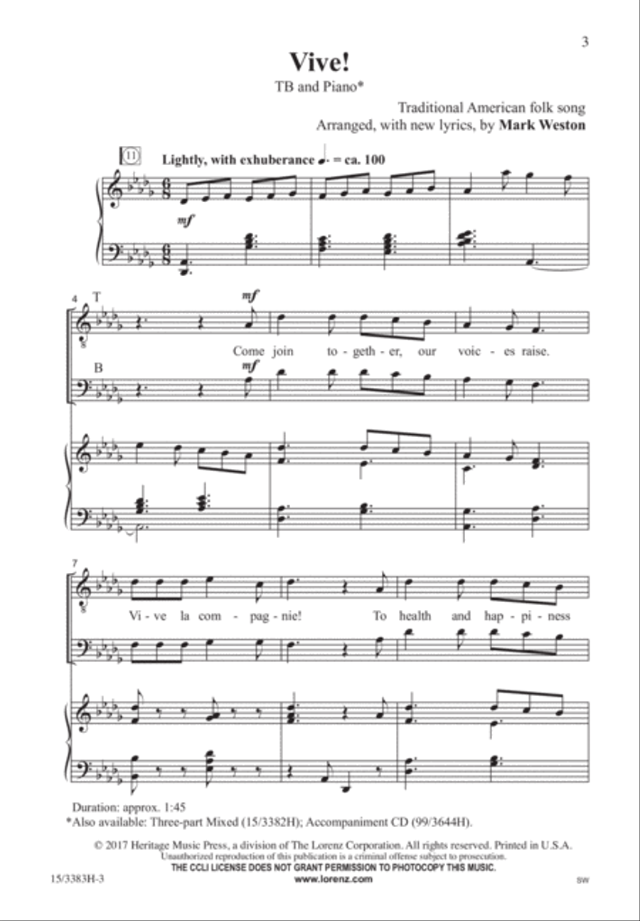 Vive! Vive! TB scores gallery preview page 2
