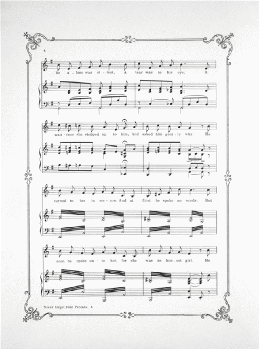 A Musical Comedy. Never Forget Your Parents. Mock Ballad Voice scores gallery preview page 3