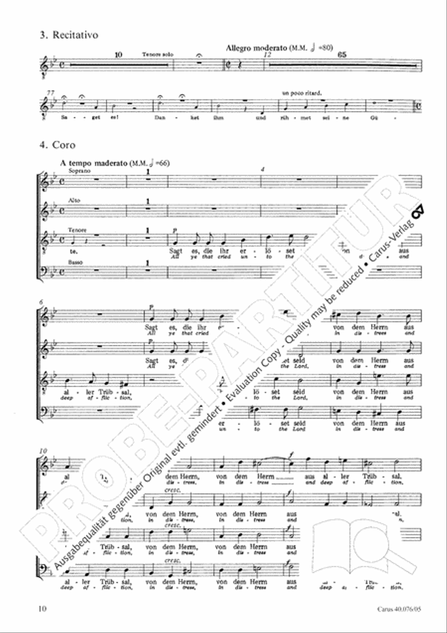 Hymn of Praise, MWV A 18 Hymn of Praise, MWV A 18 SSAATB scores gallery preview page 12
