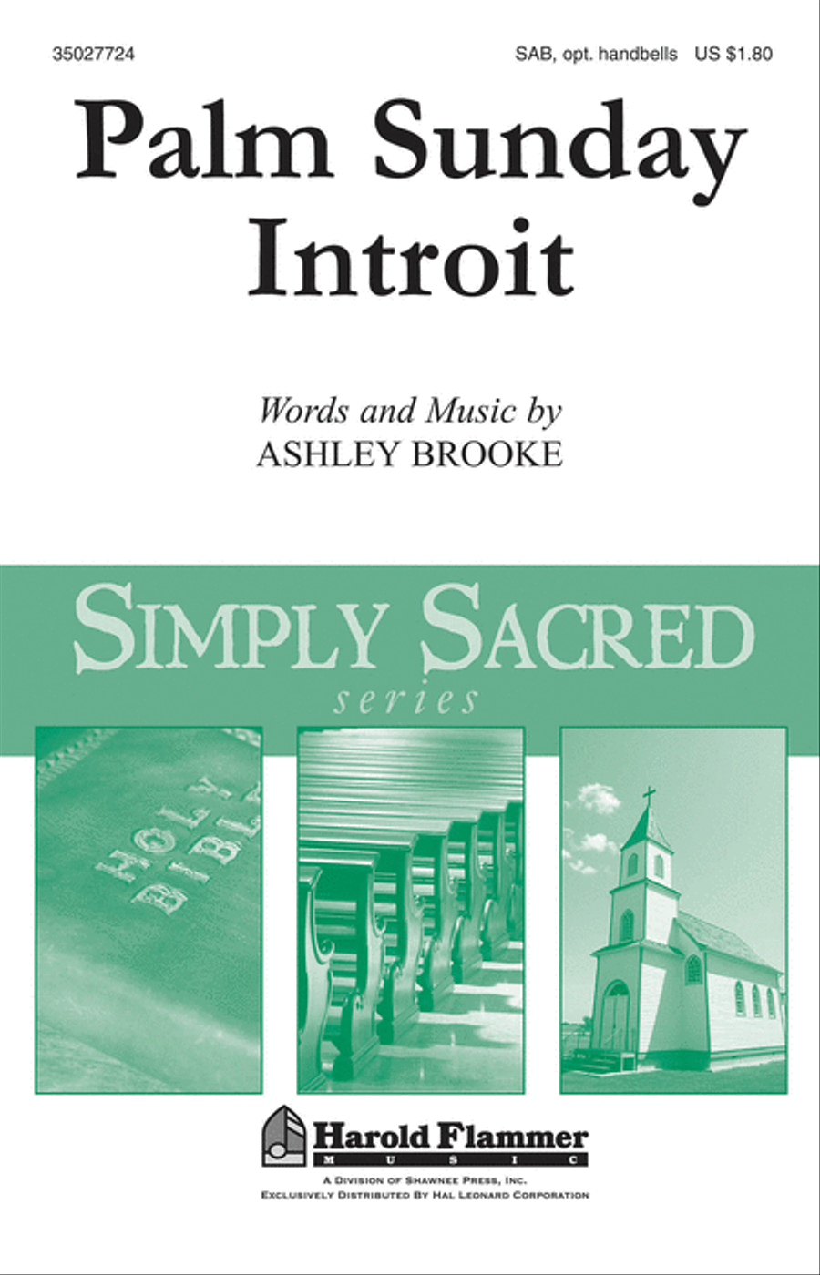 Palm Sunday Introit 3-Part scores gallery preview page 1