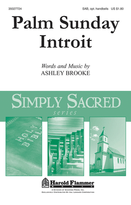 Book cover for Palm Sunday Introit