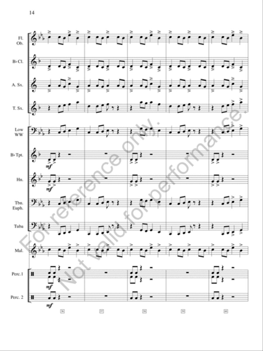 Synergetic Synergetic Concert Band scores gallery preview page 15