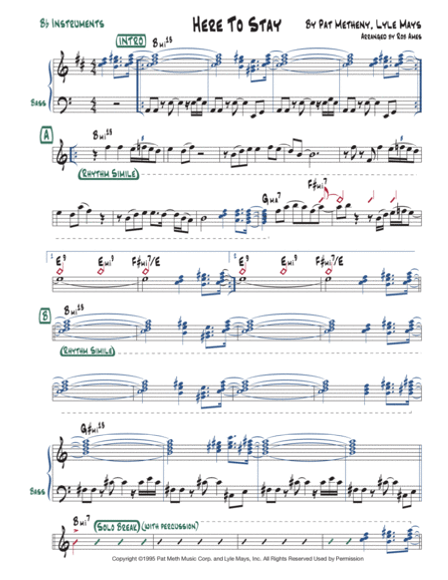 Here To Stay Piano scores gallery preview page 3