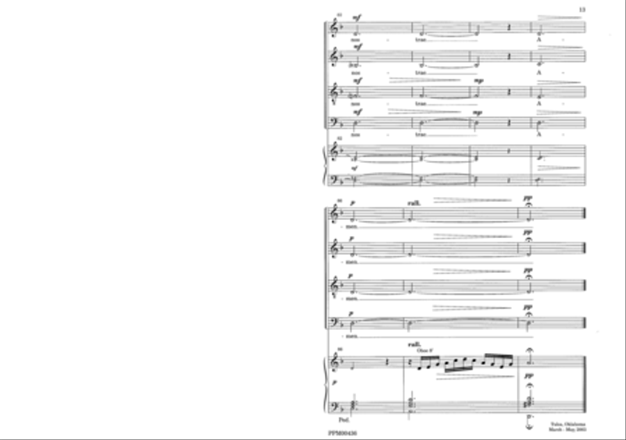 Ave Maria Ave Maria 4-Part scores gallery preview page 16