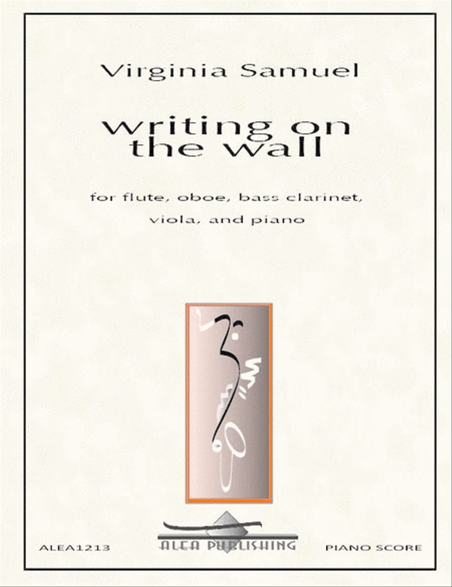 Wrting on the Wall Bass Clarinet scores gallery preview page 1