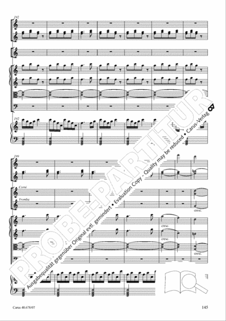 Missa pastoralis bohemica 4-Part scores gallery preview page 158