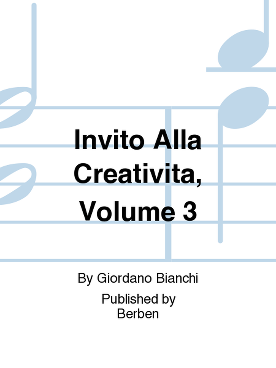 Invito Alla Creativita, Volume 3