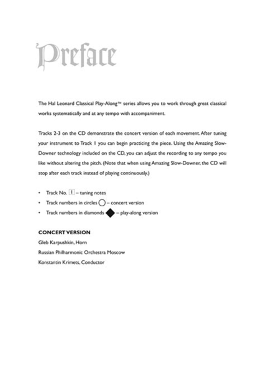 Horn Concerto in D Major, K412/514 Horn Solo scores gallery preview page 3